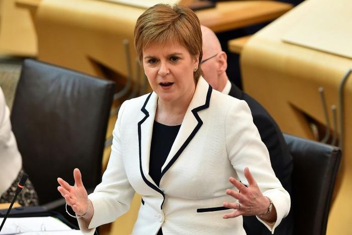 Nicola Sturgeon says Scots should have the option to stay in the European Union as a separate nation and has told Scottish lawmakers she will push for a second independence referendum -- even if the party is not wholly united on the issue