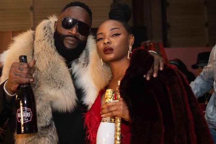 Yemi Alade and Rick Ross on the cover art for their collaboration on 'Oh My Gosh' remix. (Within Nigeria)