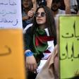 Thousands of Algerian students protested in the capital Algiers on Tuesday