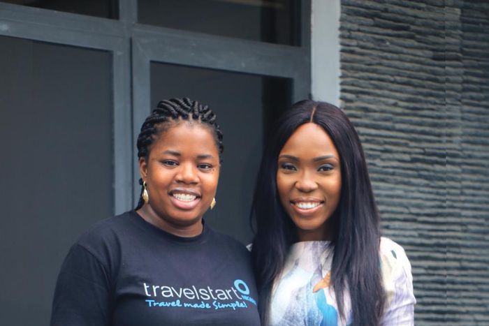 From Left to Right - Bukky Akomolafe Commercial Manager Travelstart and Kemi Lala Akindoju, Producer