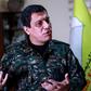 In this file photo, Mazloum Kobani, commander-in-chief of the Syrian Democratic Forces (SDF), speaks with AFP during an interview in January