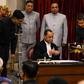 Chief Justice (seated) has been cleared by an in-house Supreme Court panel of sexual harassment