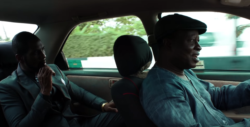 Fabian Lojede and Kayode Olaiya on the set of 'Comatose' [YouTube/1 Take Media]