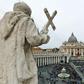 St. Peter's Square in the Vatican is pictured on Easter Sunday
