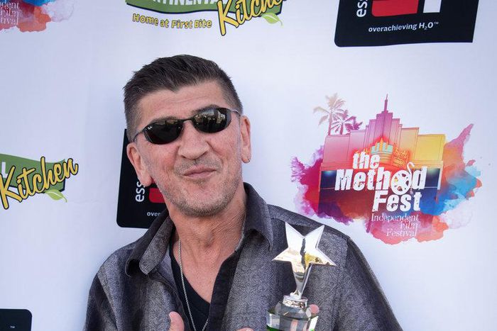 He's the 'Albanian gangster' on film (It wasn't much of a stretch)