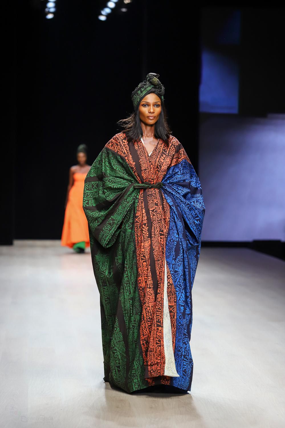 Odio Mimonet’s AW19 show is a tale of two women; Mimi and Odio, and a celebration of the multifaceted modern African woman Credit: Arise Fashion Week]