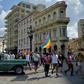 Police swept in quickly to break up an unauthorized LGBT rights march in Havana