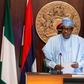 President Muhammadu Buhari inaugurates the Board of the North East Development Commission (NEDC) today at the State House, Abuja. [Twitter/@BashirAhmaad]