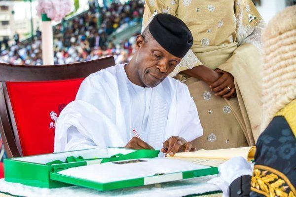 Vice President Yemi Osinbajo (PM News)