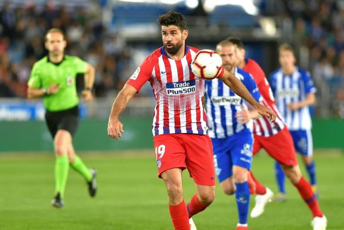 Atletico Madrid forward Diego Costa suffered ankle ligament damage