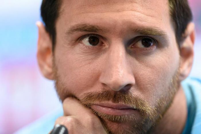 'We are still recovering from the game against Liverpool,' Lionel Messi told a press conference in Sevilla ahead of the Spanish cup final