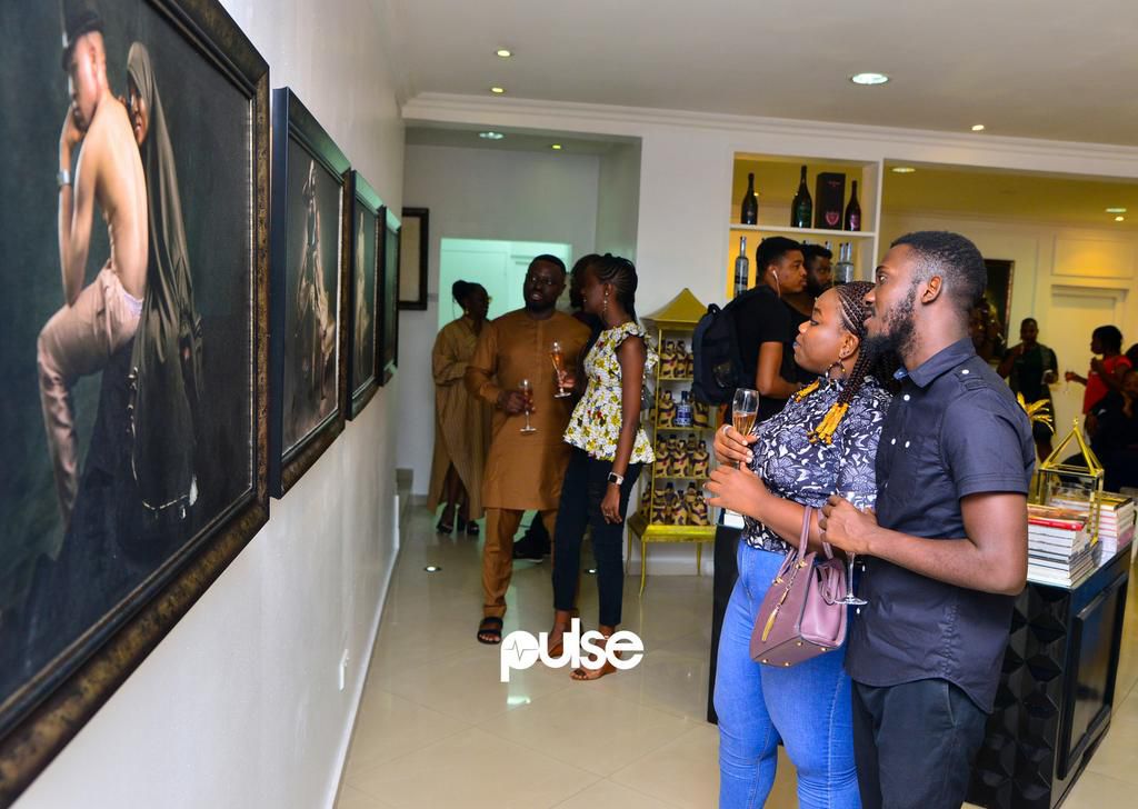 Guests at the SMO White|Ebony exhibition opening which held on Saturday, May 25, 2019 at Temple Muse, Victoria Island Lagos.