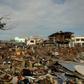 A storm surge was to blame for many of the 7,350 deaths in 2013's Super Typhoon Haiyan, which saw a wall of water estimated to be 7.5-metres-high (more than 24-feet), blast into coastal towns like Tacloban