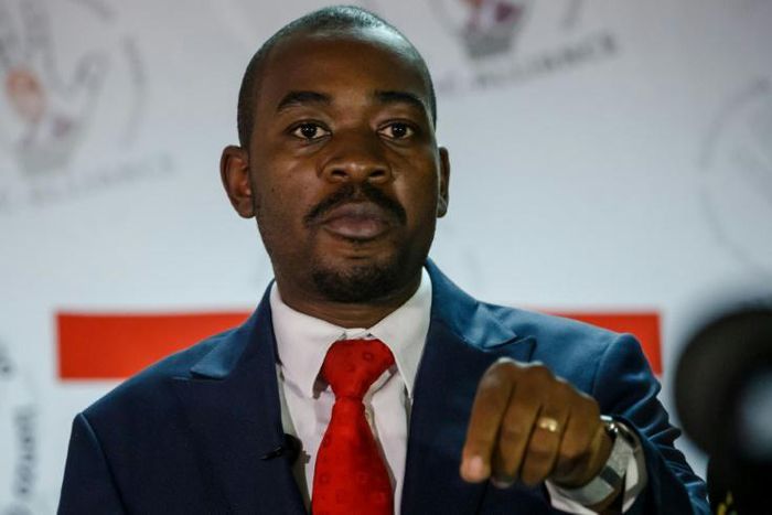 Elected: Chamisa has taken the helm of a party bruised by infighting and an electoral defeat