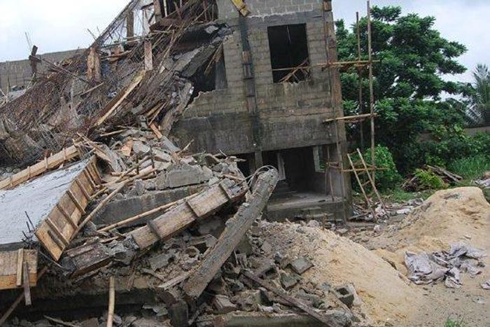 Building collapse in Onitsha (The Nation)