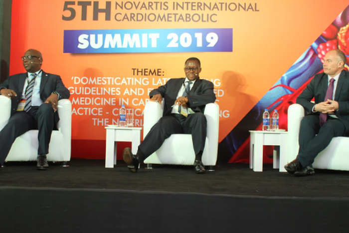 L-R: Dr Ebun Bamgboye (Saint Nicholas Hospital, Lagos), Prof Sunny Chinenye (University of Port Harcourt Teaching Hospital, Port Harcourt) and Prof David Strain (University of Exeter Medical School, UK)