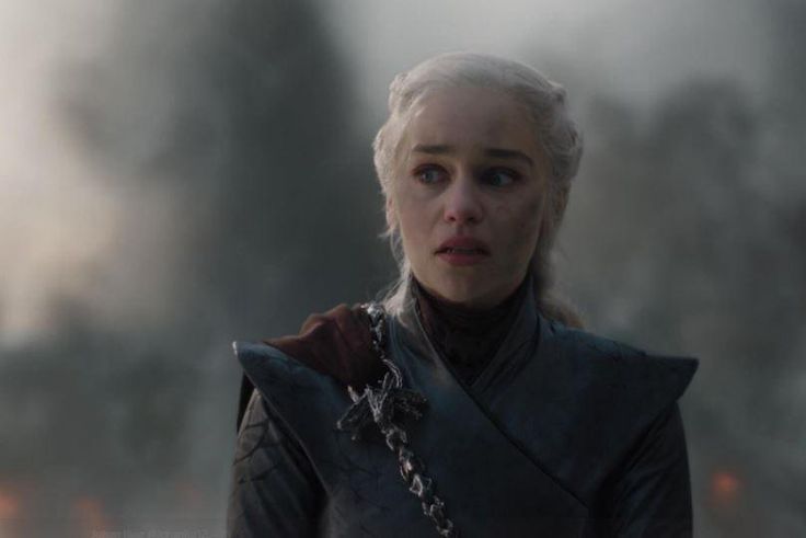 Daenarys when they rang the bell of King's Landing to signify surrender. (HBO)