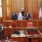 Senate President, Bukola Saraki and Deputy President Ike Ekweremadu [Twitter/@Bukolasaraki