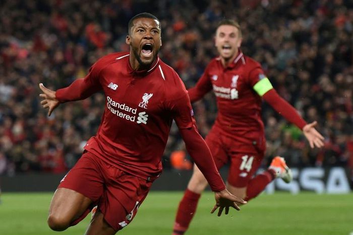 Georginio Wijnaldum came off the bench to score twice as Liverpool produced an extraordinary turnaround