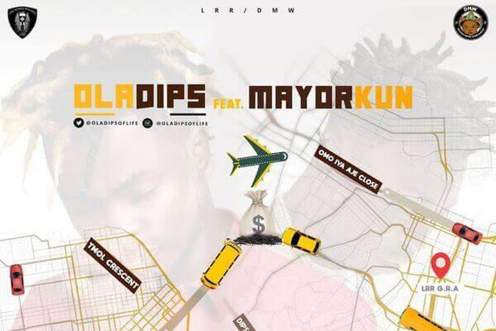 Cover art for 'Places' by  Oladips featuring Mayorkun. (Notjustok)