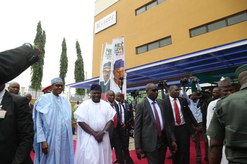 Read Buhari's remarks at inauguration of Oshodi Transport Interchange, Airport road in Lagos [Twitter/@AkinwunmAmbode]