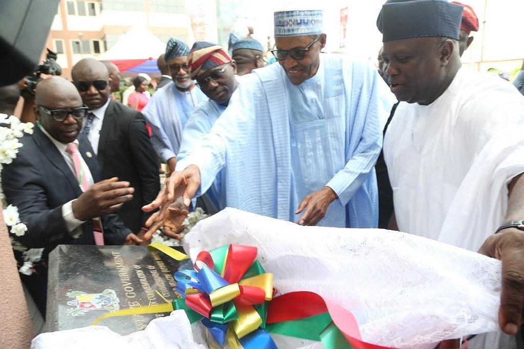 Here is what President Muhammadu Buhari said at [Twitter/@ChangeHasComee]
