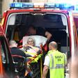 Officials say 13 people were slightly wounded by a charge that the district mayor said "was too small to kill"