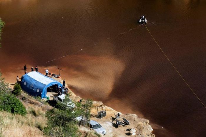 Cypriot investigators are searching for more victims of a suspected serial killer in a lake southwest of the capital Nicosia