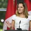 Canadian Foreign Minister Chrystia Freeland (pictured August 2018) said that "now more than ever we feel is the time to have the (steel and aluminum) tariffs lifted"