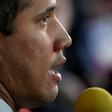 Venezuelan opposition leader Juan Guaido addresses a press conference in Caracas, on May 3, 2019