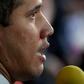 Venezuelan opposition leader Juan Guaido addresses a press conference in Caracas, on May 3, 2019