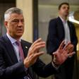 Kosovo's President Hashim Thaci says the EU is too weak to push forward in his country's bitter dispute with Serbia and US help was required