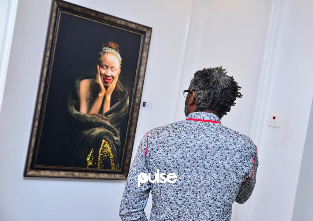 Kelechi Amadi-Obi at the SMO White|Ebony exhibition opening which held on Saturday, May 25, 2019 at Temple Muse, Victoria Island Lagos.