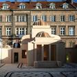 A model of the Great Synagogue in Warsaw in 2013, 70 years after it was destroyed during World War II. Poland insists the issue of the restitution of Jewish properties seized during the Holocaust is closed