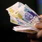 Nigerian naira banknotes are seen in this picture illustration
