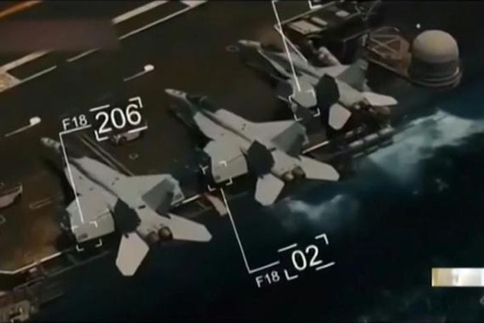 Iran's Tasnim news agency said the footage was shot by a military drone