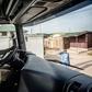 Abigail Asumadu-Amoah (pictured) is one of the 21 lorry drivers on the all-women team at Ghana's Ladybird Logistics