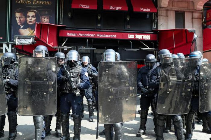Police in Paris are gearing up for the arrival of up to 2,000 activists bristling for a fight