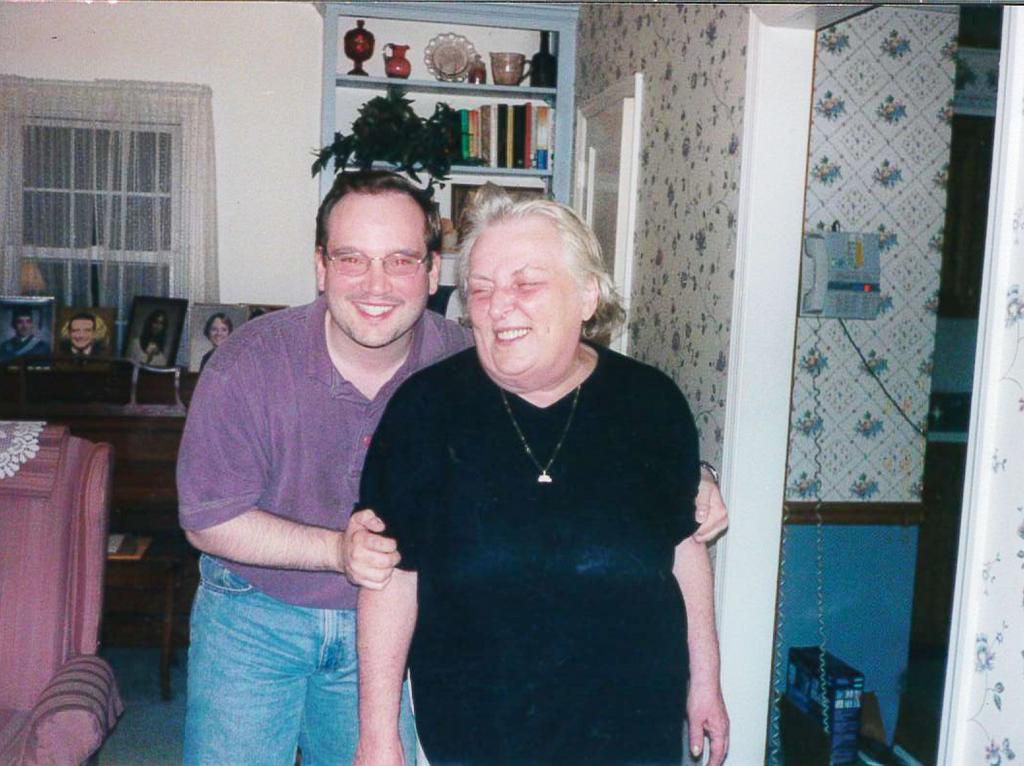 Ron Geraci and his mother