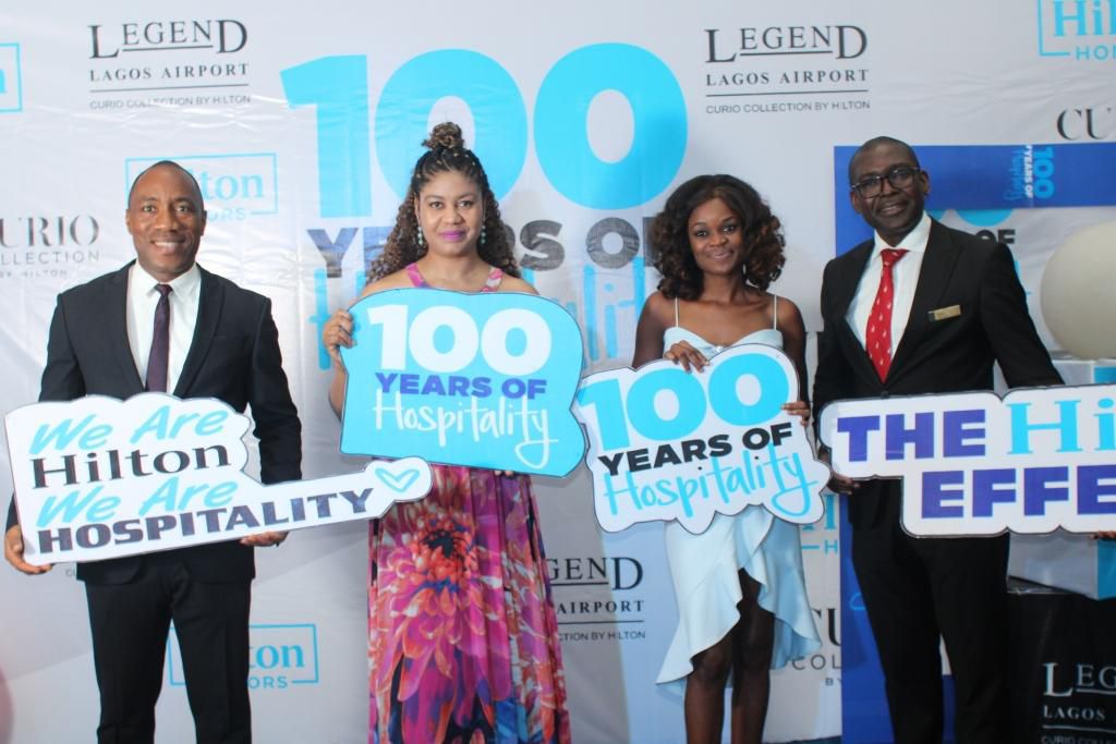 Legend Hotel Lagos Airport, Curio Collection by Hilton celebrates Hilton 100 years of hospitality in grand style
