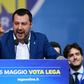 Le ministre de l'Intérieur italien Matteo Salvini pendant une réunion de nationalistes européens le 18 mai 2019 à Milan