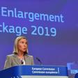 Diplomatic chief Federica Mogherini and enlargement commissioner Johannes Hahn called for the 28 EU states to start membership talks with Albania and North Macedonia immediately