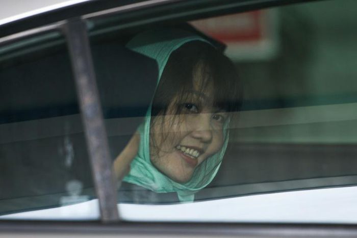 Vietnamese national Doan Thi Huong after being sentenced in Kuala Lumpur. She is due to be freed May 3, 2019