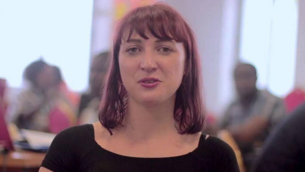 Faye Mooney was working in Nigeria for an NGO called Mercy Corps. [YouTube/Faye Mooney/Sky News]