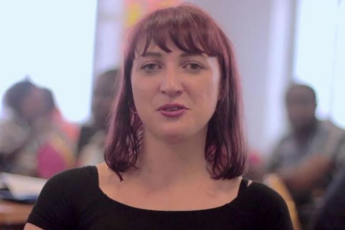 Faye Mooney was working in Nigeria for an NGO called Mercy Corps. [YouTube/Faye Mooney/Sky News]