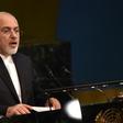(FILES) In this file photo taken on April 24, 2018, Iranian Foreign Affairs Minister Mohammad Javad Zarif speaks during the 72nd High-level Meeting on Peacebuilding and Sustaining Peace at United Nations Headquarters in New York. The US decision to end...
