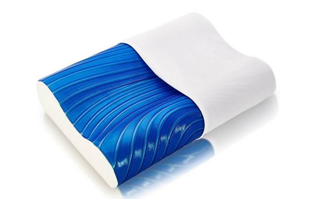 Viscosoft Hypoallergenic Memory Foam Standard Arctic Gel Contour Pillow