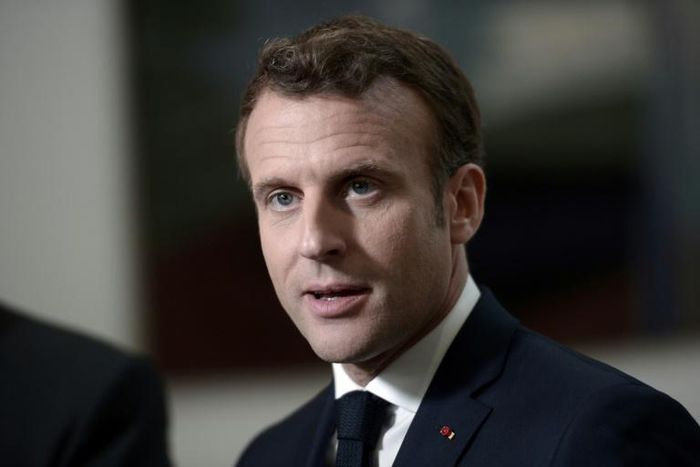 French President Emmanuel Macron has drawn criticism for taking a prominent role in the European Parliament campaign, which his rivals are portraying as a referendum for or against his centrist, pro-European policies