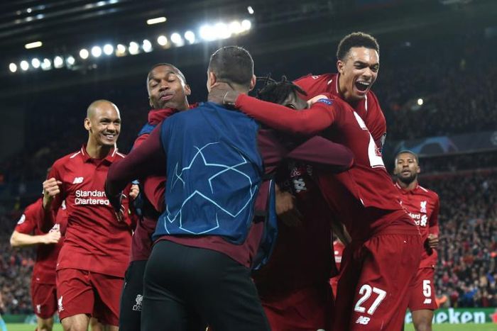 Origi scored Liverpool's fourth goal as they stunned Barcelona