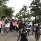 Nigerians protest raid, arrest and alleged harassment of women by the Police in Abuja. [Twitter]